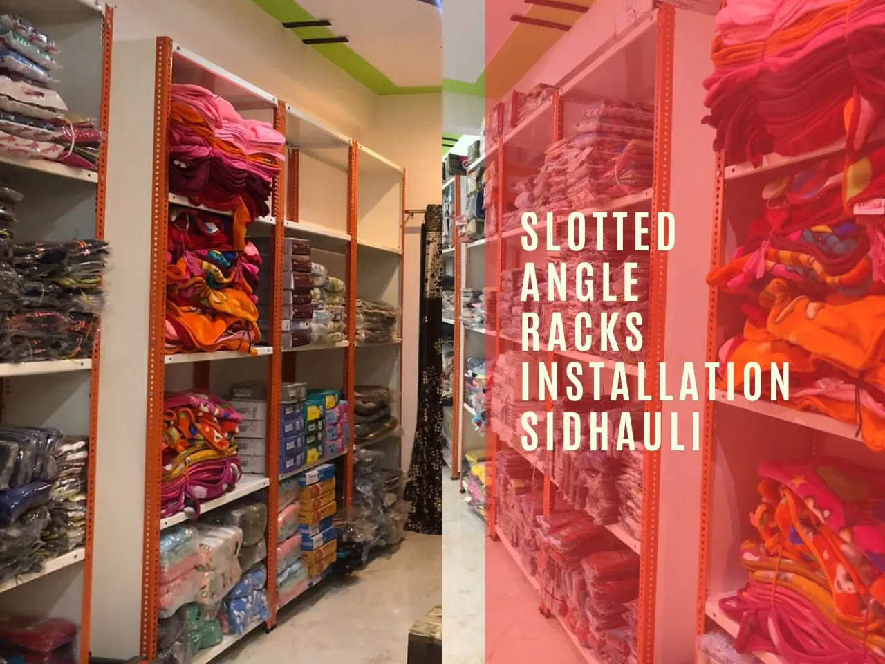 slotted  angle  racks Installation Sidhauli.webp